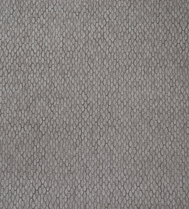 Stretched Hexagons Dark Silver Wallpaper with Textured Glam Small Print - York Y6231106