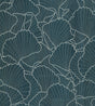 Shell Wood Veneer Navy Metallic wallpaper by Ronald Redding, YGL7000