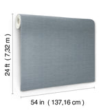 Linen Levels Ice Blue by Ronald Redding Wallpaper – York Designer Series YGL7004