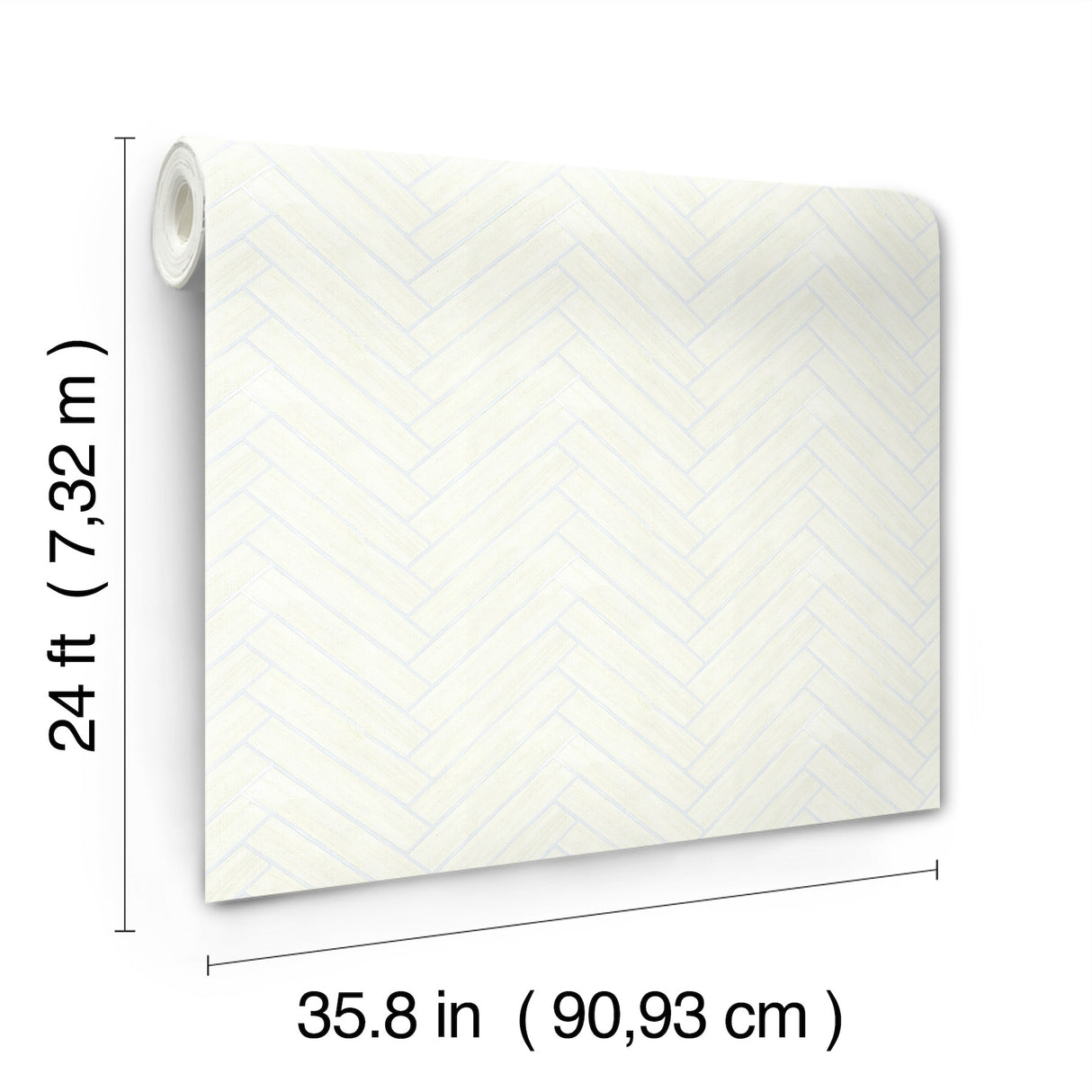 Herringbone Wood Veneer Apple Blossom by Ronald Redding Wood Veneer Wallpaper – York Designer Series YGL7016