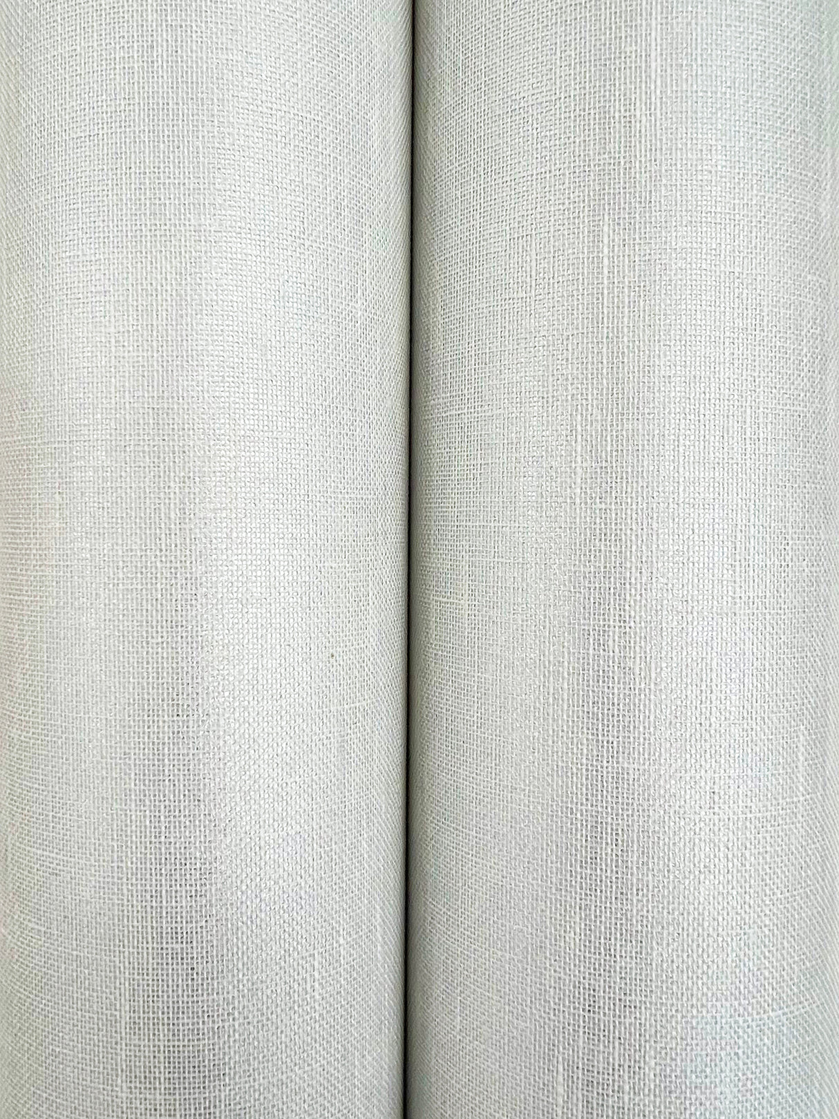 Sheer Linen Silver White by Ronald Redding Linen Wallpaper – York Designer Series YGL7023