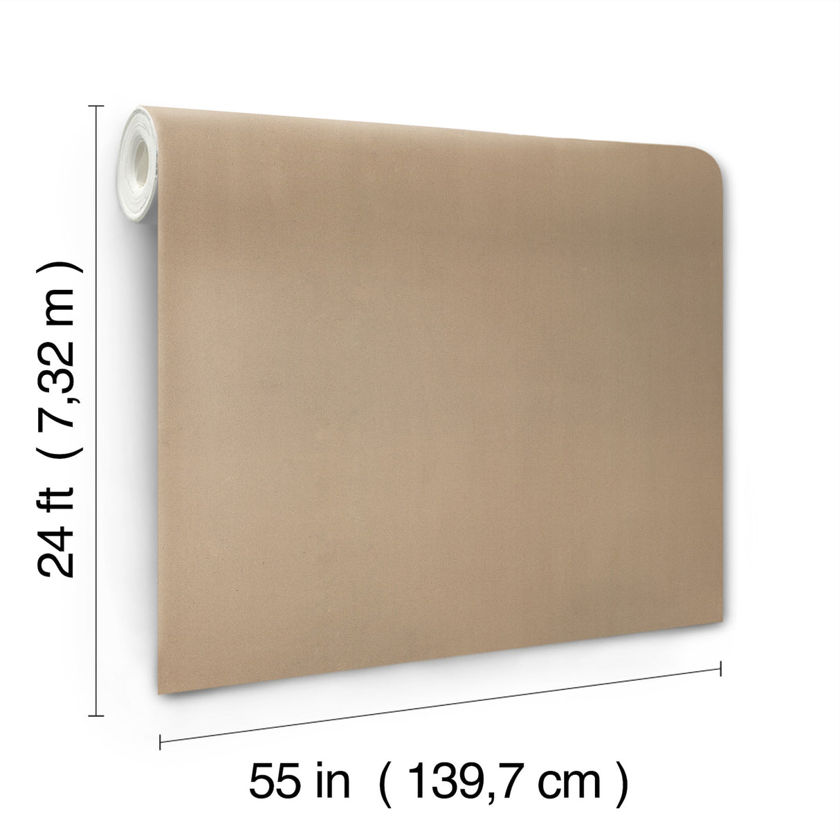Vegan Suede Taupe by Ronald Redding Solid Specialty Wallpaper – York Designer Series YGL7025