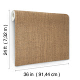 Basketweave Paperweave Cattail by Ronald Redding Paperweave Wallpaper – York Designer Series YGL7027