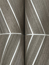 Chevron Abaca Portabella by Ronald Redding Grasscloth Wallpaper – York Designer Series YGL7035
