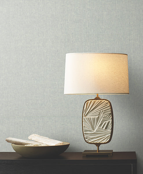 Sheer Linen Cloud by Ronald Redding Linen Wallpaper – York Designer Series YGL7038