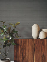Silk Road Pewter by Ronald Redding Silk Weave Wallpaper – York Designer Series YGL7039