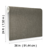 Loft Paperweave Portabella by Ronald Redding Grasscloth Wallpaper – York Designer Series YGL7041