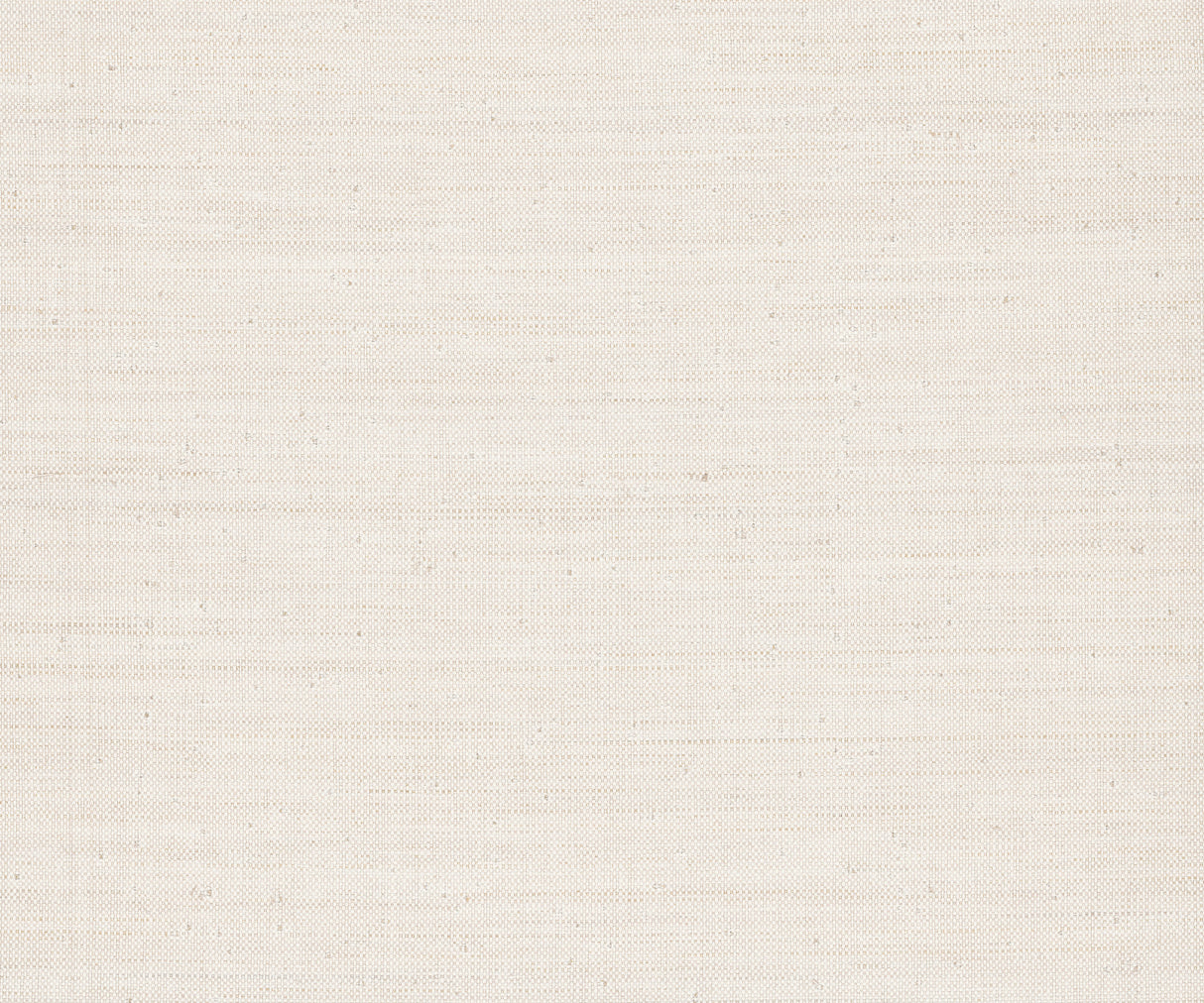 Close-up of Painted Raffia white/natural grasscloth wallpaper by Ronald Redding