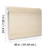 Smooth Abaca Sand Dollar by Ronald Redding Grasscloth Wallpaper – York Designer Series YGL7045