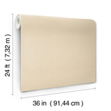 Elegant Linen Shell by Ronald Redding Textured Linen Wallpaper – York Designer Series YGL7050