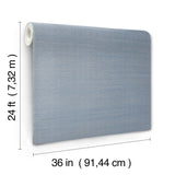 Maguey Sisal Dusty Sky by Ronald Redding Grasscloth Wallpaper – York Designer Series YGL7055
