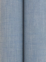 Combed Linen Cornflower Blue by Ronald Redding Linen Wallpaper – York Designer Series YGL7060