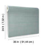 Fine Abaca Ice Blue by Ronald Redding Abaca Grasscloth Wallpaper – York Designer Series YGL7061