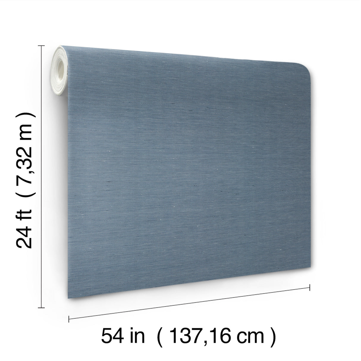 Linen Levels Indigo by Ronald Redding Wallpaper – York Designer Series YGL7065