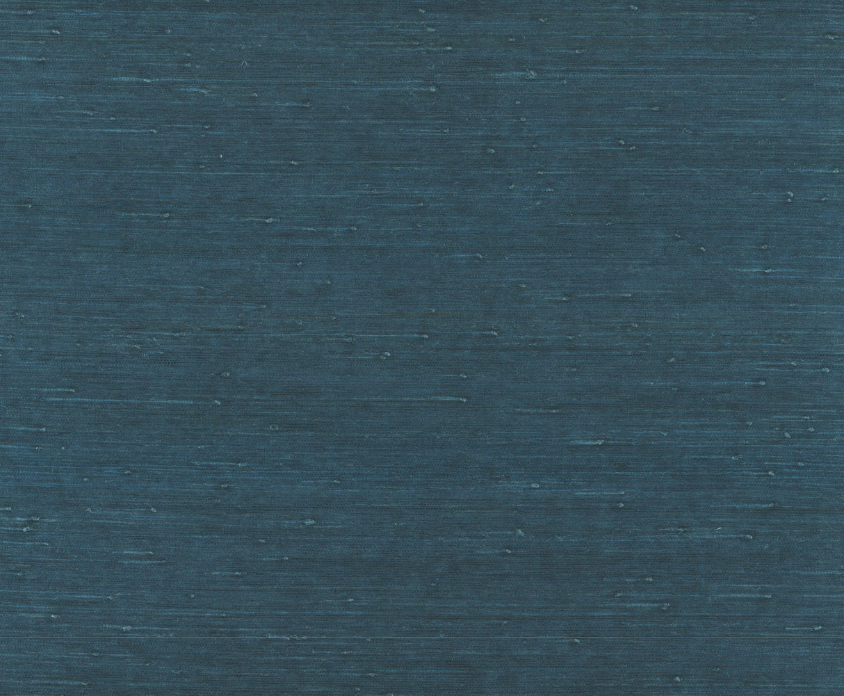 Horizontal Jute Bijou Blue grasscloth wallpaper by Ronald Redding