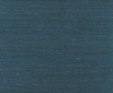 Horizontal Jute Bijou Blue grasscloth wallpaper by Ronald Redding