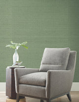 Horizontal Jute Evergreen by Ronald Redding Grasscloth Wallpaper – York Designer Series YGL7068