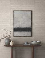 Handcrafted Paper Almond by Ronald Redding Paper & Foil Striped Wallpaper – York Designer Series YGL7069