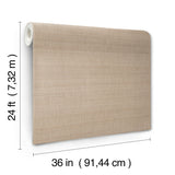 Refined Abaca Almond by Ronald Redding Grasscloth Wallpaper – York Designer Series YGL7073