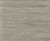 Horizontal Jute Black / Natural Grasscloth Wallpaper by Ronald Redding – York Designer Series YGL7075