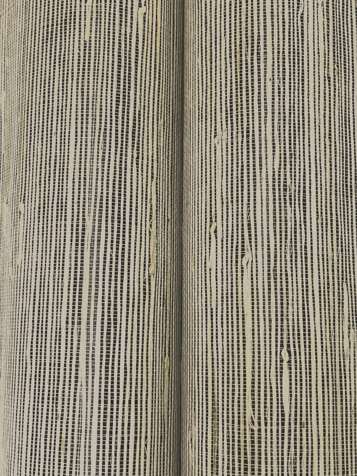 Horizontal Jute Black / Natural by Ronald Redding Grasscloth Wallpaper – York Designer Series YGL7075