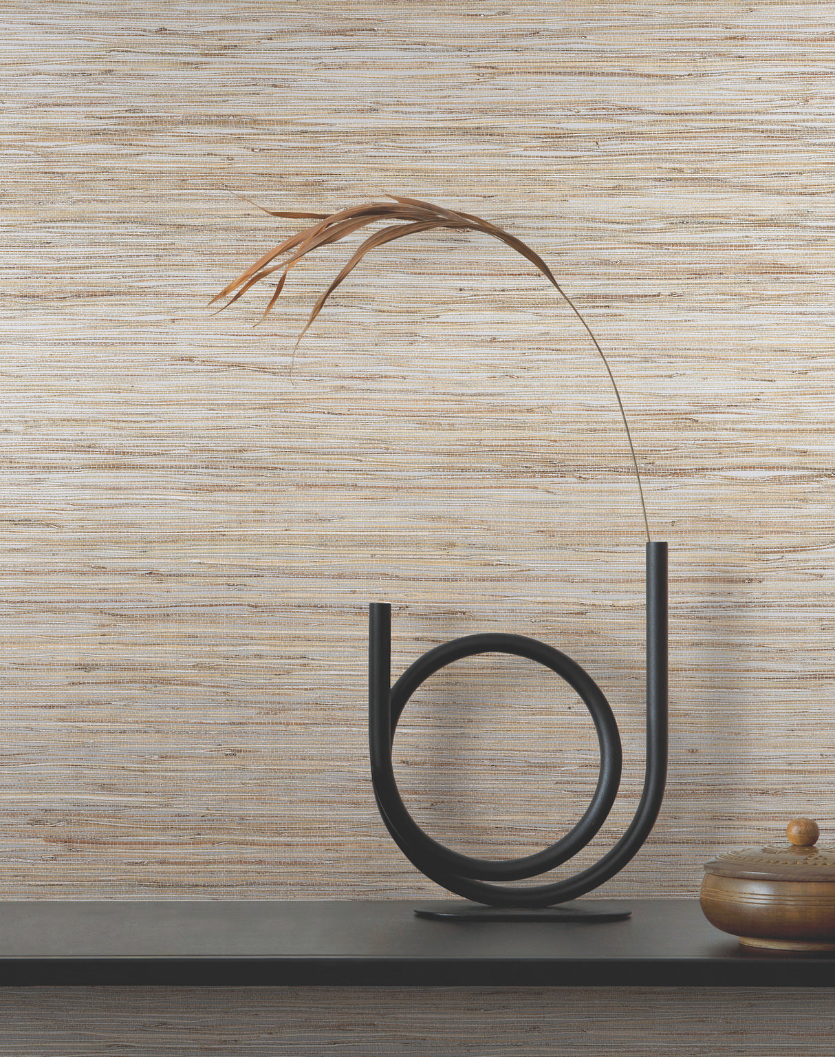 Misty Hemp Light Natural by Ronald Redding Hemp Grasscloth Wallpaper – York Designer Series YGL7089