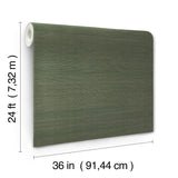 Smooth Abaca Forest by Ronald Redding Abaca Grasscloth Wallpaper – York Designer Series YGL7092