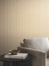 Twist Paperweave Wheat by Ronald Redding Grasscloth Wallpaper – York Designer Series YGL7093