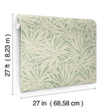 Floral Canopy Olive by York Wallcoverings Wallpaper – York Wallcoverings GN2575