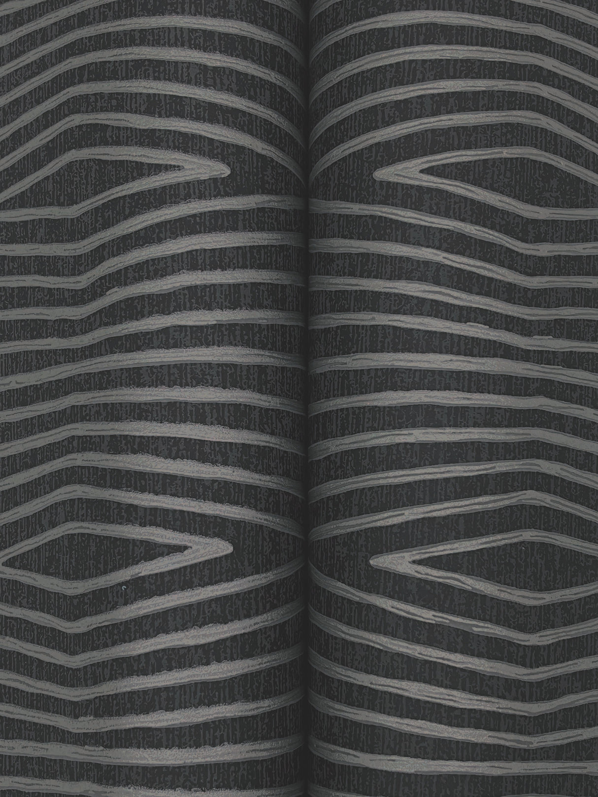 Daystone Black by Ronald Redding Geometric Wallpaper – York Designer Series ZA8013