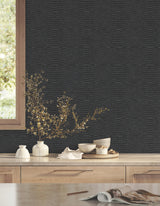 Daystone Black by Ronald Redding Geometric Wallpaper – York Designer Series ZA8013