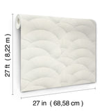 Morning Shell White & Silver by Ronald Redding Wallpaper – York Designer Series ZA8023