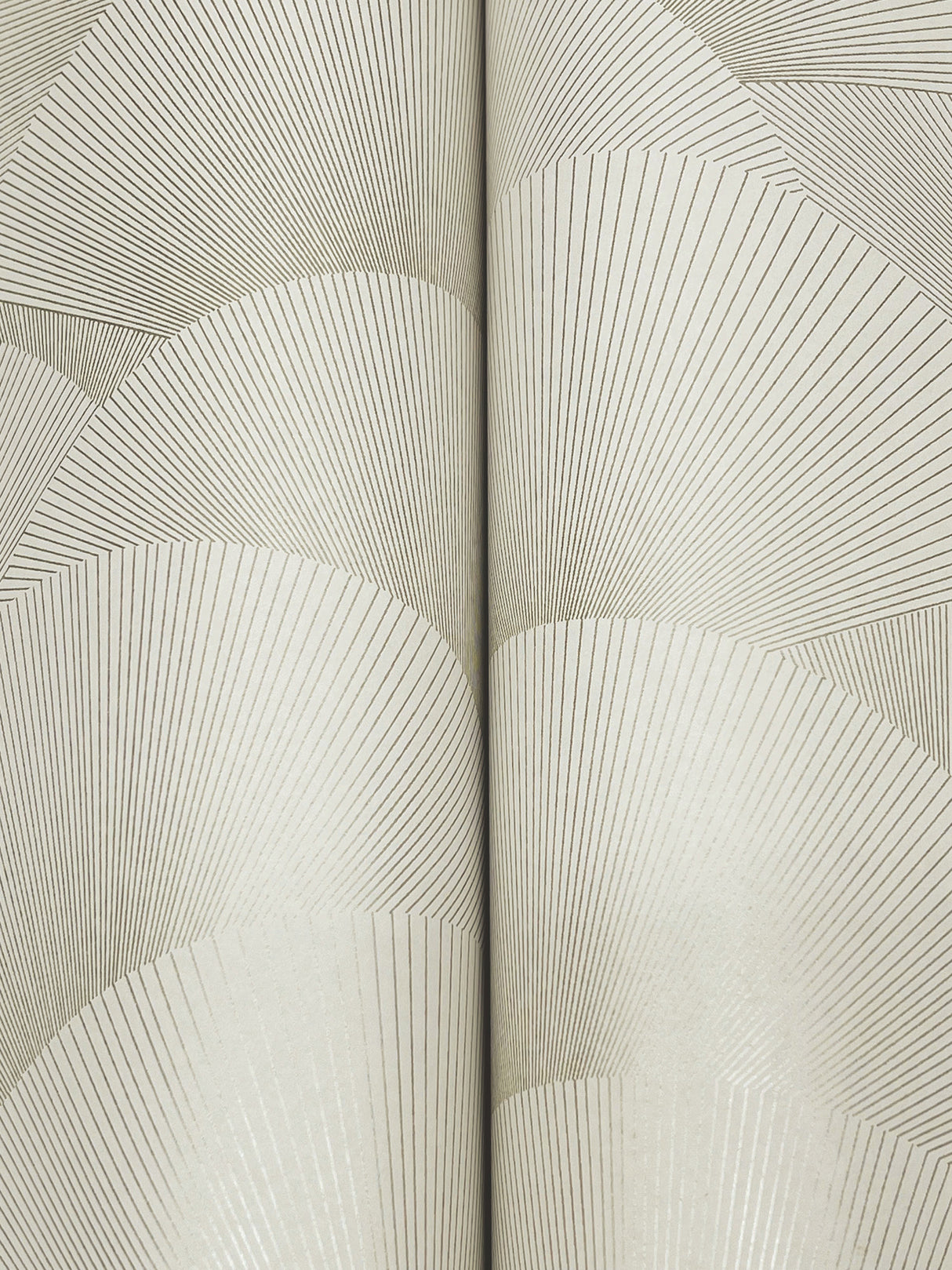 Morning Shell Taupe & Gold by Ronald Redding Geometric Wallpaper – York Designer Series ZA8024