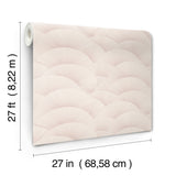Morning Shell Blush by Ronald Redding Geometric Wallpaper – York Designer Series ZA8026