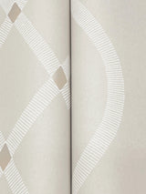 Ellena Light Grey by Ronald Redding Geometric Wallpaper- York Designer Series ZA8033
