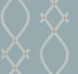 Ellena Blue Wallpaper by Ronald Redding – York Designer Series ZA8035
