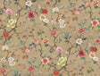 Kimora's Garden Linen Wallpaper by Ronald Redding - ZA8037