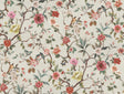 Kimora's Garden Ivory wallpaper with vintage floral and birds by Ronald Redding