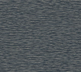 Lotus Weave Navy faux grasscloth wallpaper by Ronald Redding, pattern ZA8042