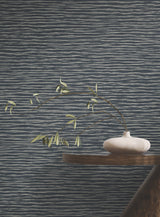 Lotus Weave Navy by Ronald Redding Faux Grasscloth Wallpaper – York Designer Series ZA8042