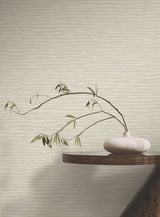 Lotus Weave Beige by Ronald Redding Faux Grasscloth Wallpaper – York Designer Series ZA8043