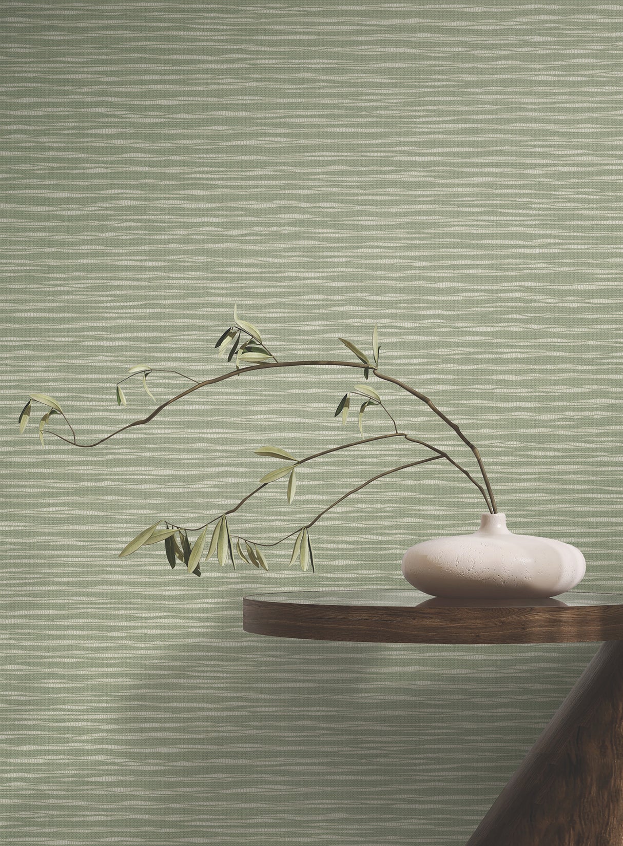 Lotus Weave Moss by Ronald Redding Faux Grasscloth Wallpaper – York Designer Series ZA8045