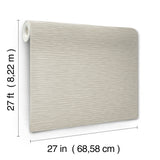 Lotus Weave Warm Grey by Ronald Redding Faux Grasscloth Wallpaper – York Designer Series ZA8046