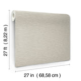 Lotus Weave Warm Grey by Ronald Redding Faux Grasscloth Wallpaper – York Designer Series ZA8046