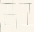 Malia Grey & White geometric wallpaper by Ronald Redding – ZA8055