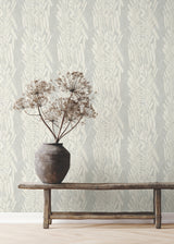 Timira Grey by Ronald Redding Botanical Wallpaper- York Designer Series ZA8061