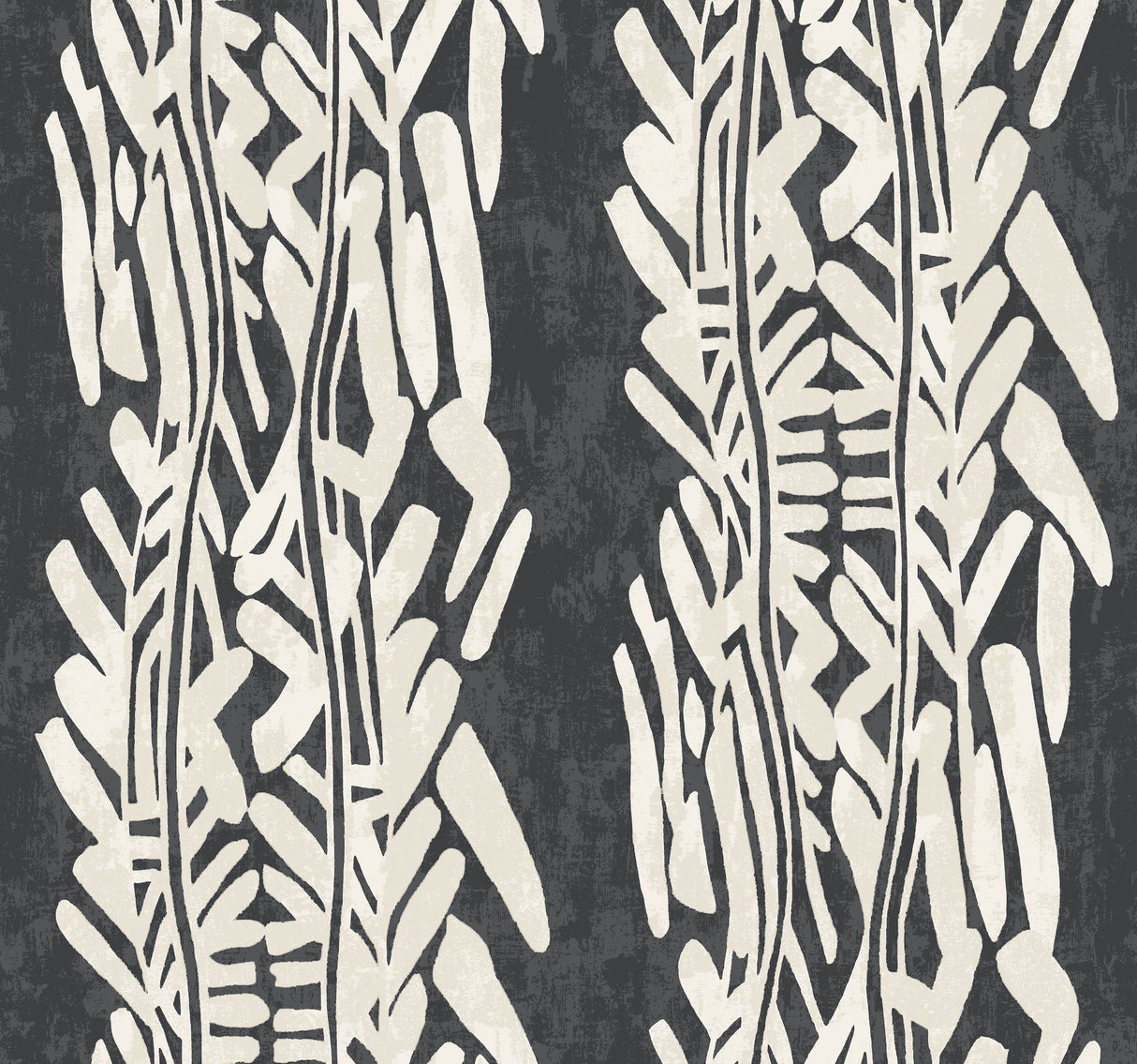 ZA8062 Timira Charcoal Wallpaper by Ronald Redding, non woven, 27 in x 27 ft roll