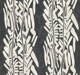 ZA8062 Timira Charcoal Wallpaper by Ronald Redding, non woven, 27 in x 27 ft roll