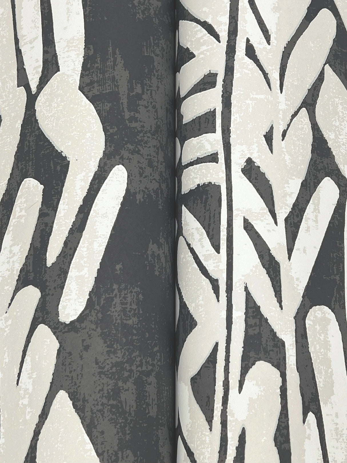 Timira Charcoal by Ronald Redding Botanical Wallpaper – York Designer Series ZA8062