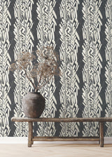 Timira Charcoal by Ronald Redding Botanical Wallpaper – York Designer Series ZA8062